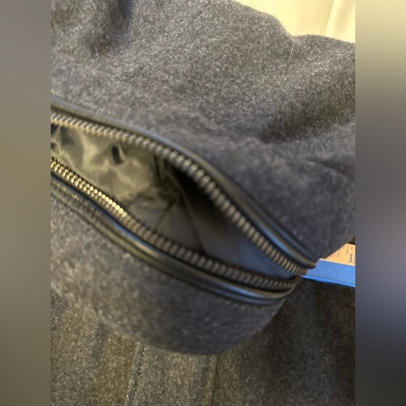 Cole Haan Signature Men's Wool Melton Stand Collar Jacket with Patch Pockets XL - Picture 8 of 14